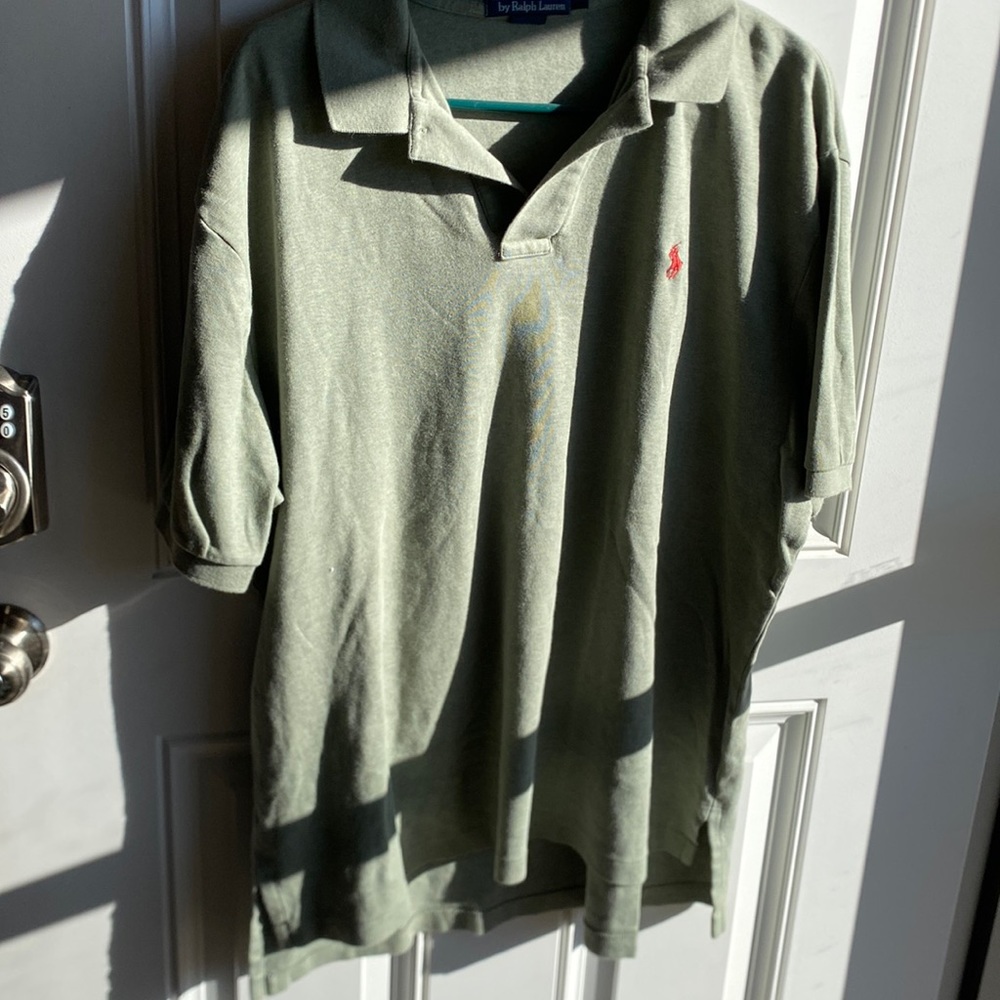 sage green polo by ralph lauren
